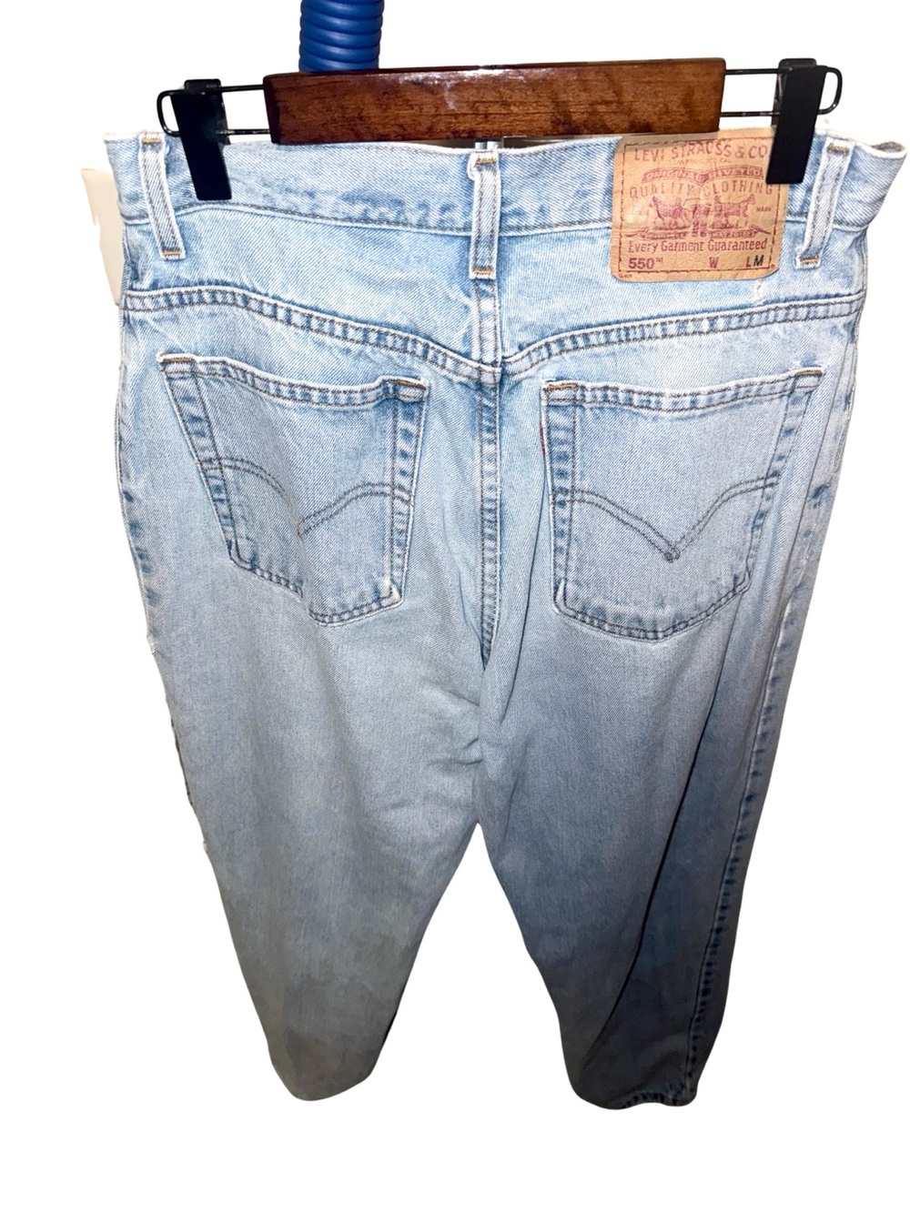 Levi's Distressed Alt Women’s 2000s Light Blue Straight Leg Relaxed Jeans